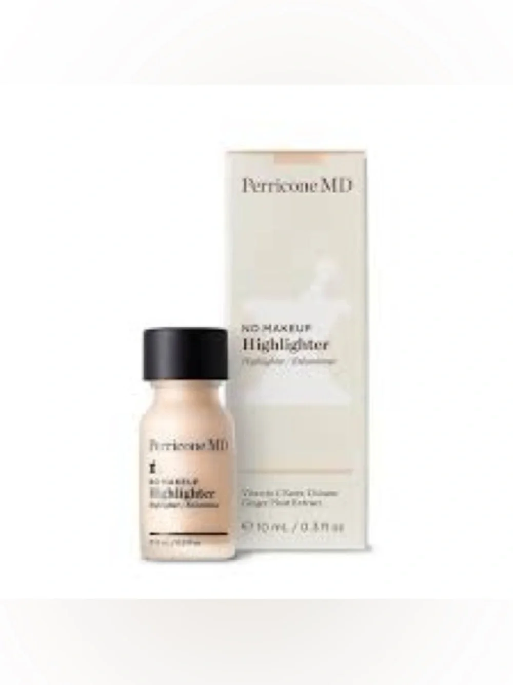 NIB PERRICONE MD No Makeup Highlighter - Champagne Cream